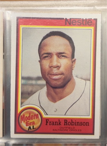 1987 Topps Nestle All Time Dream Team #16 Frank Robinson — front