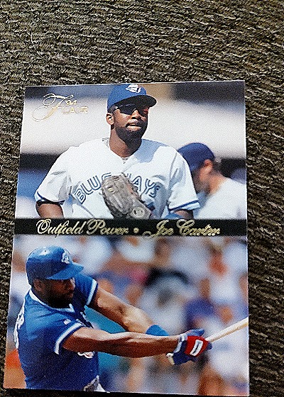 1994 Fleer Flair #3 Joe Carter — front