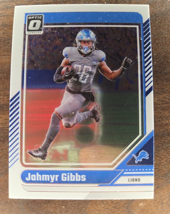 2024 Donruss Optic #64 Jahmyr Gibbs — front