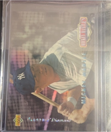 1994 Upper Deck Mickey Mantle Long Shots #MM21 — front