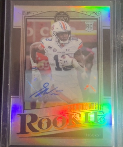 2021 Panini Legacy #159 Seth Williams Rookie Auto Silver — front