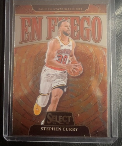 2024-25 Panini Select En Fuego #11 Stephen Curry — front