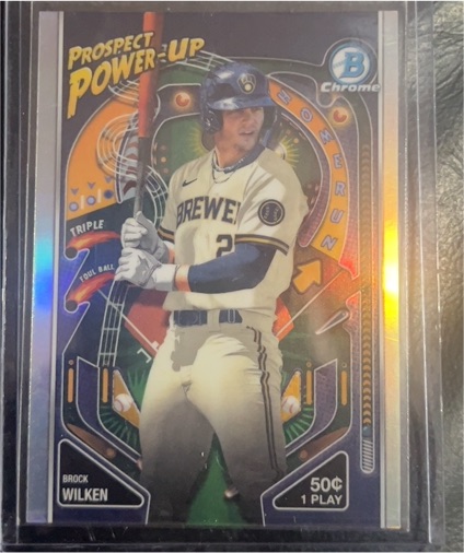 2024 Bowman Chrome Prospect Power-Up #PP-7 Brock Wilken — front