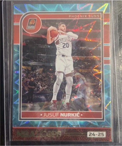 2024-25 Panini NBA Hoops #69 Jusuf Nurkic Teal Explosion — front