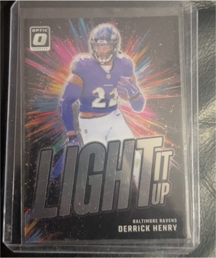2024 Panini Donruss Optic #18 Derrick Henry Light It Up — front