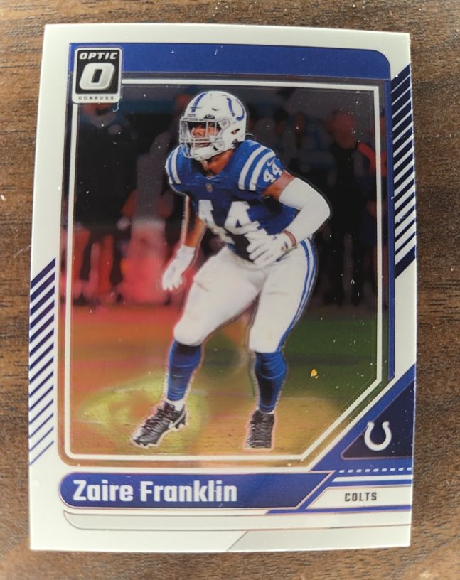 2024 Donruss Optic #87 Zaire Franklin — front