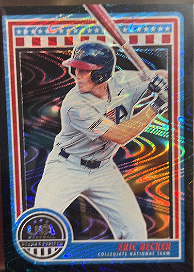 2025 Panini USA Baseball Stars and Stripes Mojo #63 Eric Becker — front