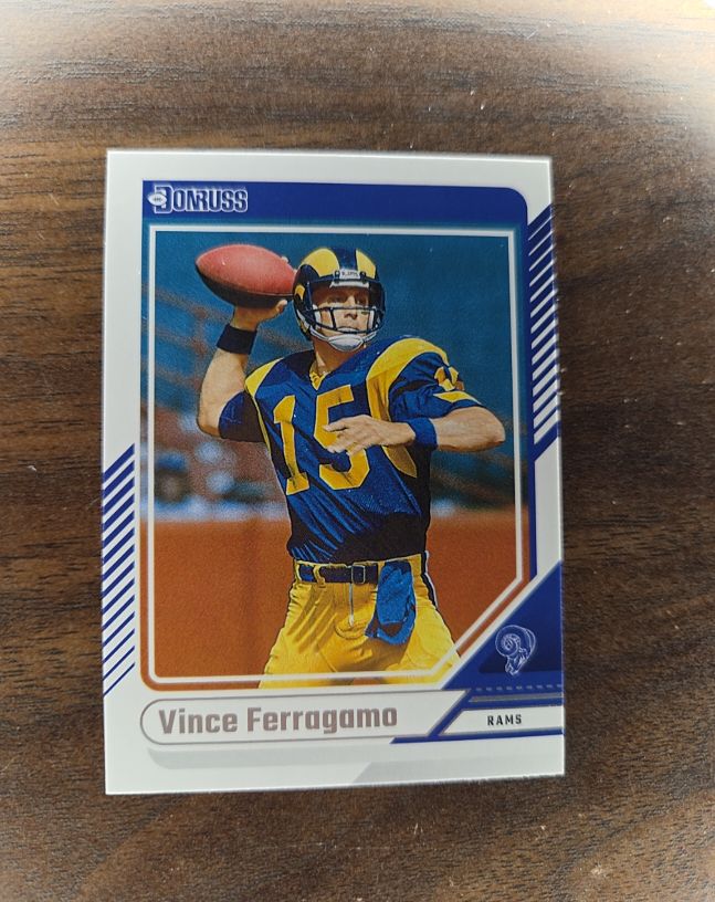 2024 Donruss #17 Vince Ferragamo Rams — front