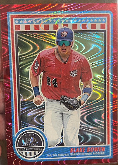 2025 Panini Stars & Stripes #190 Blake Bowen — front