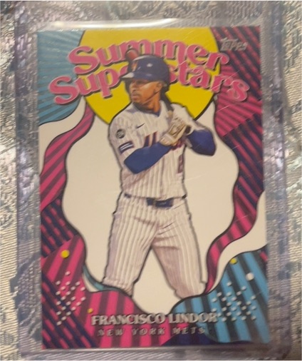 2025 Topps Series 2 #SS-27 Francisco Lindor Summer Superstars New York Mets — front