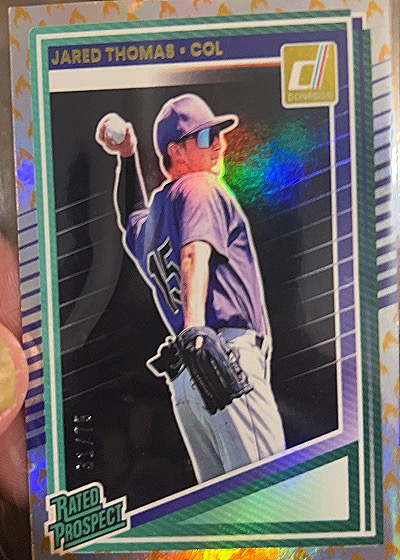 2025 Donruss #147 Jared Thomas — front