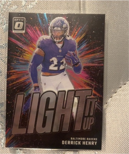 2024 Donruss Optic #18 Derrick Henry Light It Up — front