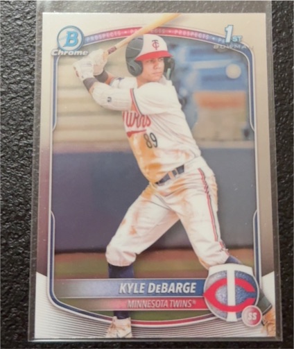 2025 Bowman Chrome #BCP-139 Kyle DeBarge — front