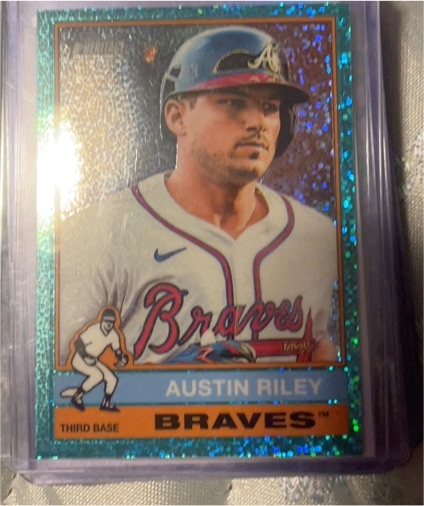 2025 Topps Heritage #364 Austin Riley — front