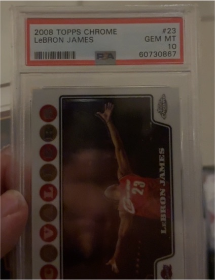 2008 Topps Chrome #23 LeBron James — front
