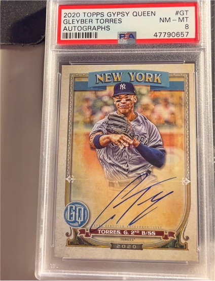 2020 Topps Gypsy Queen #GT Gleyber Torres Autographs — front