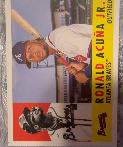 2025 Topps Heritage #H25-9 Ronald Acuña Jr. — front