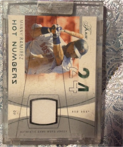 2004 Fleer Flair Hot Numbers #HN-MR Manny Ramirez — front