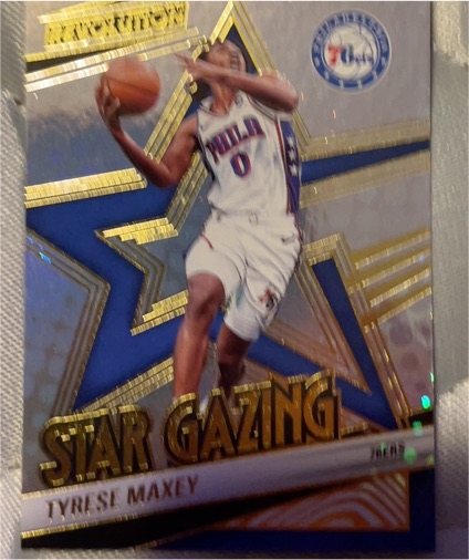 2024-25 Panini Revolution #1 Tyrese Maxey Star Gazing — front