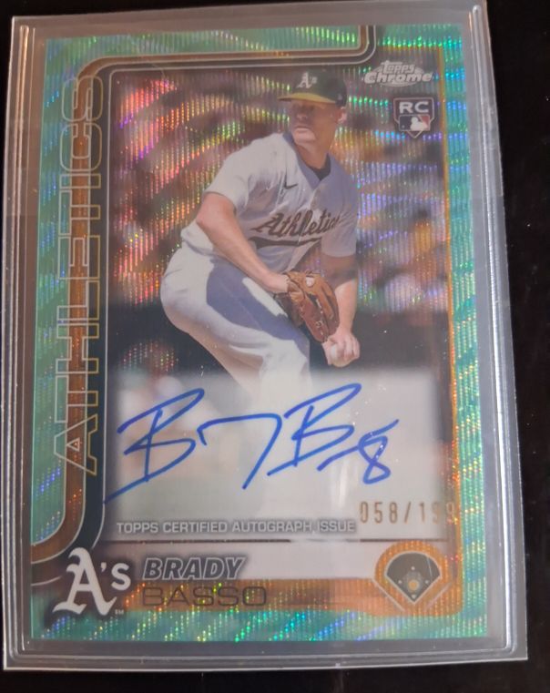 2025 Topps Chrome #RA-BBA Brady Basso — front