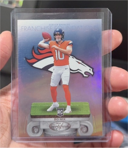 2024 Panini Certified #8 Bo Nix Franchise Foundations — front