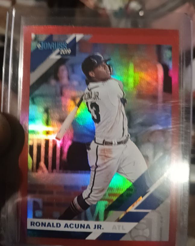 2019 Donruss #177 Ronald Acuna Jr. — front