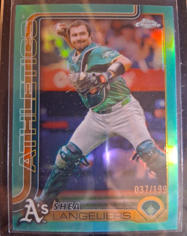 2025 Topps Chrome #58 Shea Langeliers — front