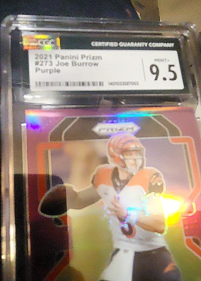 2021 Panini Prizm #273 Joe Burrow Purple — front