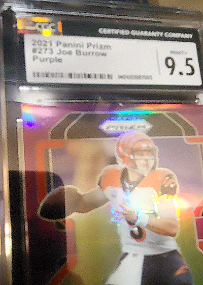 2021 Panini Prizm #273 Joe Burrow Purple — front