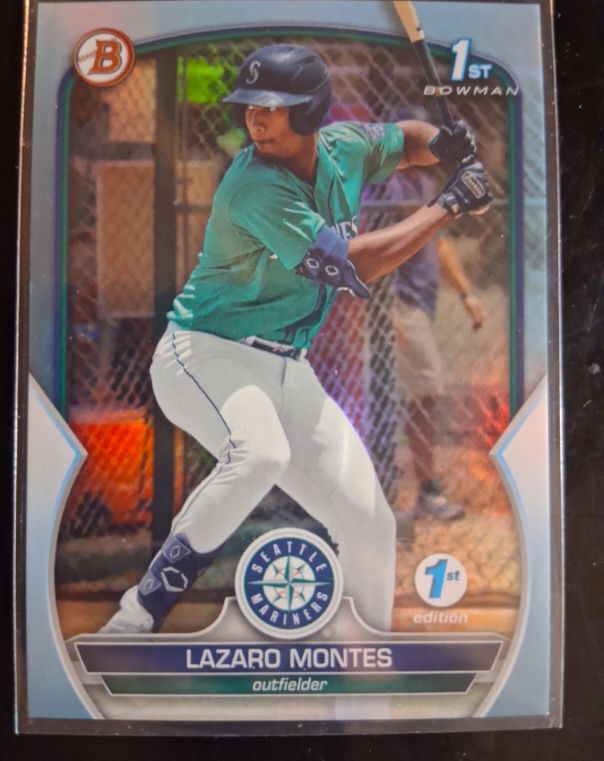 2023 Bowman 1st Edition #BPPF-58 Lazaro Montes — front