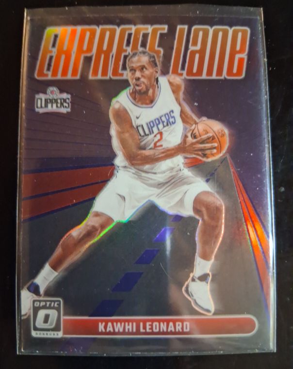 2023-24 Donruss Optic #4 Kawhi Leonard Express Lane — front