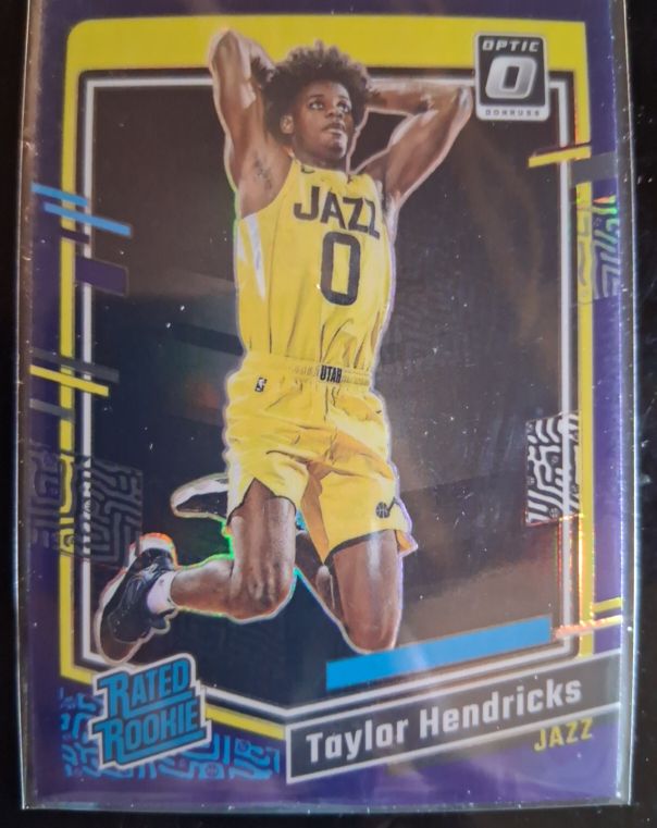 2023-24 Panini Donruss Optic #233 Taylor Hendricks — front