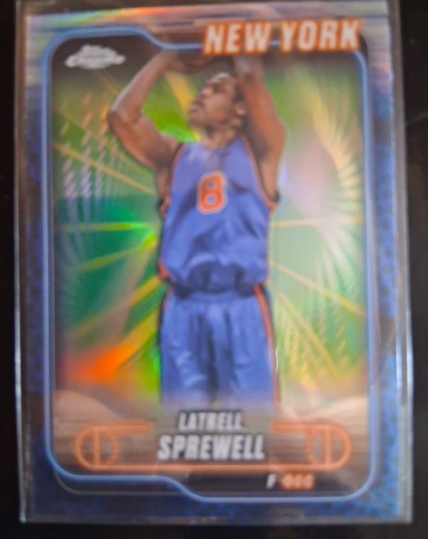 2024-25 Topps Chrome #4 Latrell Sprewell — front