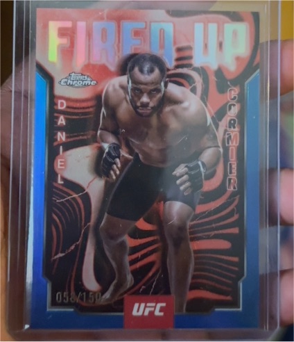 2025 Topps Chrome UFC #FUP-10 Daniel Cormier Fired Up — front