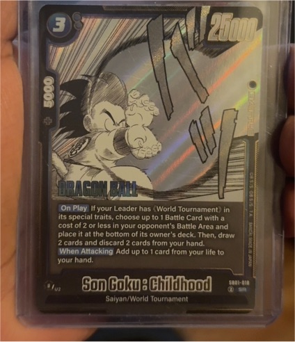 2025 Dragon Ball Super Fusion World SB01-018 Son Goku: Childhood — front