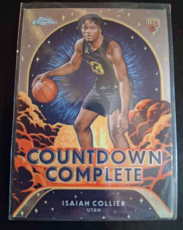 2024-25 Topps Chrome Countdown Complete #CC-23 Isaiah Collier — front