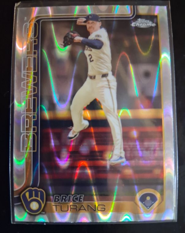 2025 Topps Chrome #109 Brice Turang — front