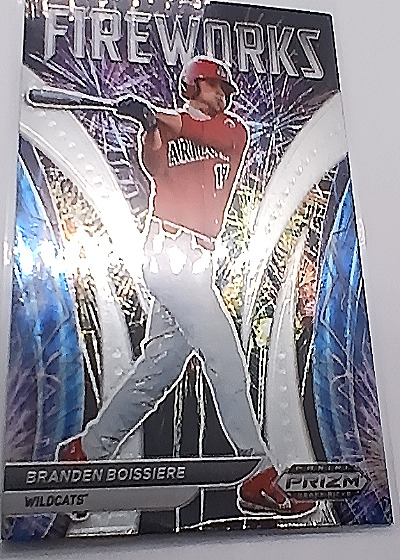 2021 Panini Prizm Draft Picks Fireworks #F-BB Branden Boissiere — front