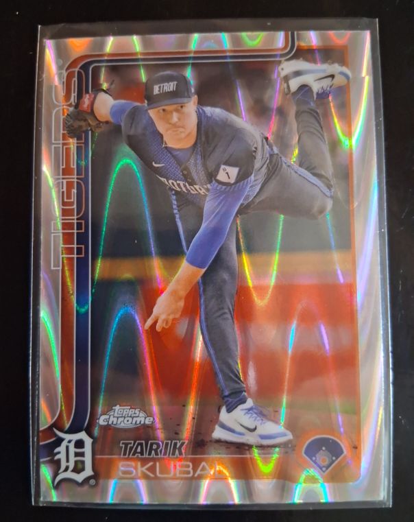 2025 Topps Chrome #258 Tarik Skubal — front