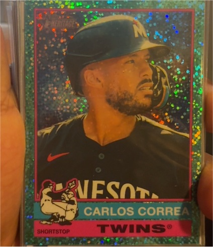 2025 Topps Heritage #251 Carlos Correa — front