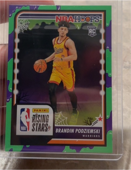 2023-24 Panini Haunted Hoops #297 Brandin Podziemski Rising Stars — front