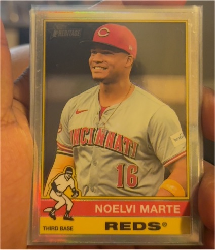 2025 Topps Heritage #43 Noelvi Marte — front