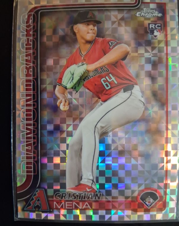 2025 Topps Chrome #120 Cristian Mena — front