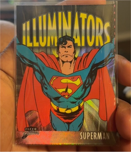 2025 Fleer Brilliants Superman Illuminators #I-1 Superman — front