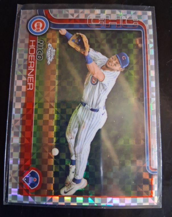2025 Topps Chrome #38 Nico Hoerner — front