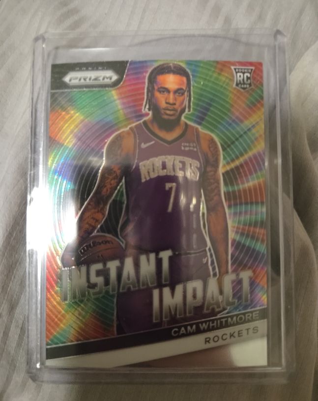 2023-24 Panini Prizm #7 Cam Whitmore Instant Impact Rookie Card — front