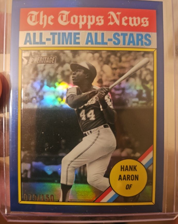 2025 Topps Heritage #346 Hank Aaron — front