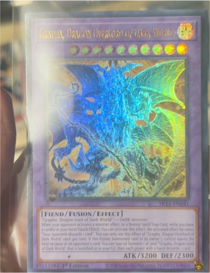 2020 Yugioh SRL3-EN041 Grapha, Dragon Lord of Dark World — front