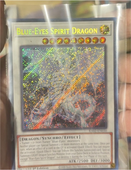 Yu-Gi-Oh! Blue-Eyes Spirit Dragon RA02-EN030 — front