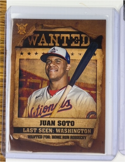 2021 Topps Big League #WT-15 Juan Soto Wanted — front